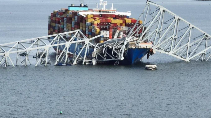Baltimore Bridge Collapses After Ship Collision