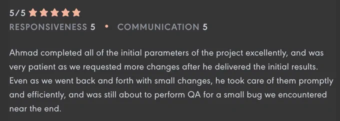 Client review