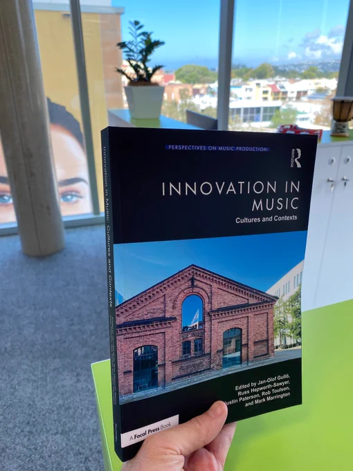Book chapter titled 'Connecting across borders: Communication tools and group practices of remote music collaborators' was published by Routledge today and is part of the edited volume 'Innovation in Music: Cultures and Contexts'.
