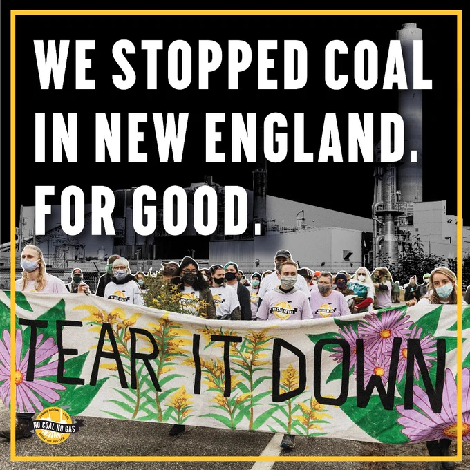 we stopped coal in new england. for good.