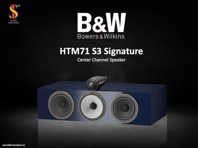 Bowers & Wilkins 
New HTM71 S3 Signature Center Channel Speaker