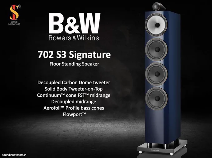 Bowers & Wilkins 
New 702 S3 Signature Floor standing Speakers