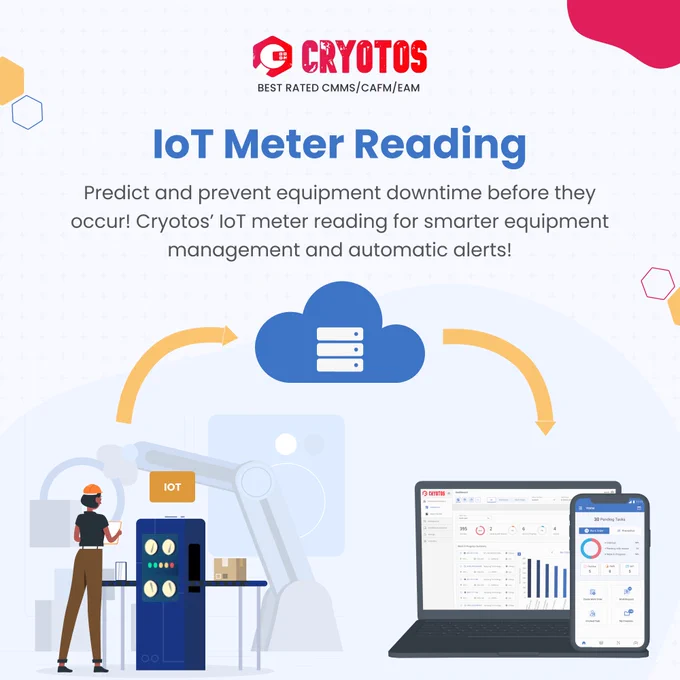 IoT Meter Reading in Cryotos CMMS Software