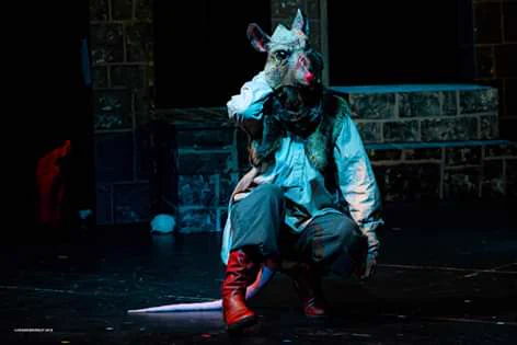 Dressed as a rat in Box of Delights