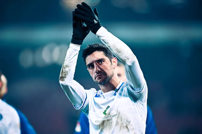 Lars Stindl bedankt sich für die Unterstützung der KSC-Fans.