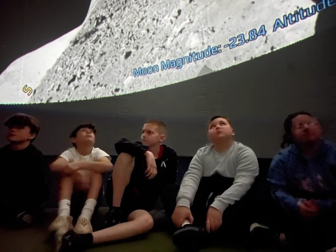 On the Moon!