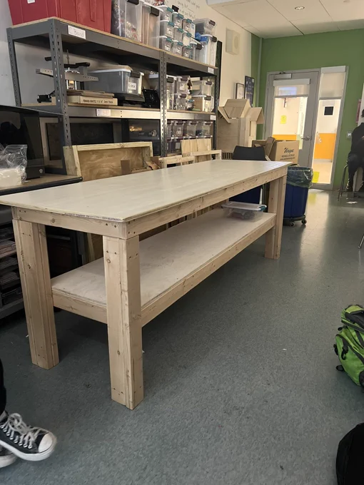 The completed workbench