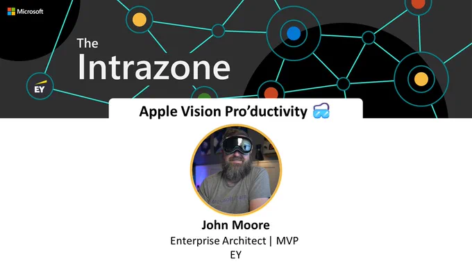 It’s time to unveil the mysteries of productivity within the Apple Vision Pro. The question is, is your persona ready? This episode brings you John Moore, a tech tinkering persona as your guide. John takes us into the realm of spatial computing as it blends with the productivity stack of Microsoft 365.