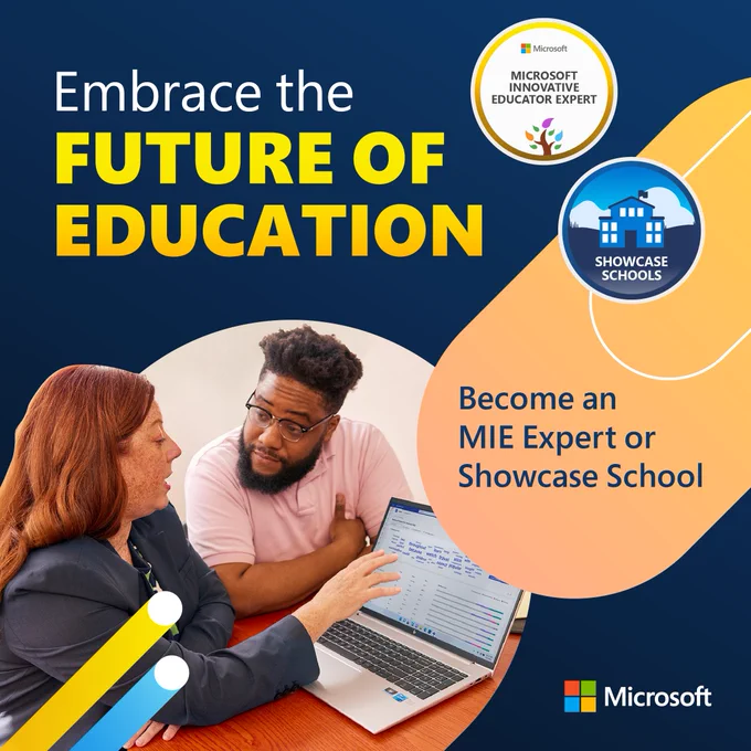 Embrace the future of education
Become an MIE Expert or Showcase School