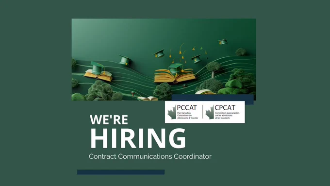 We're hiring. Contract Communications Coordinator.