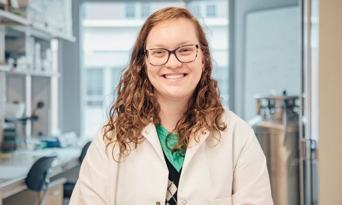 Portrait of Ph.D. student Kelly Ott.