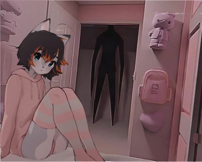 finished ych for Gummifox. Background image credit to funkymonkeey86 (instagram/tiktok)!