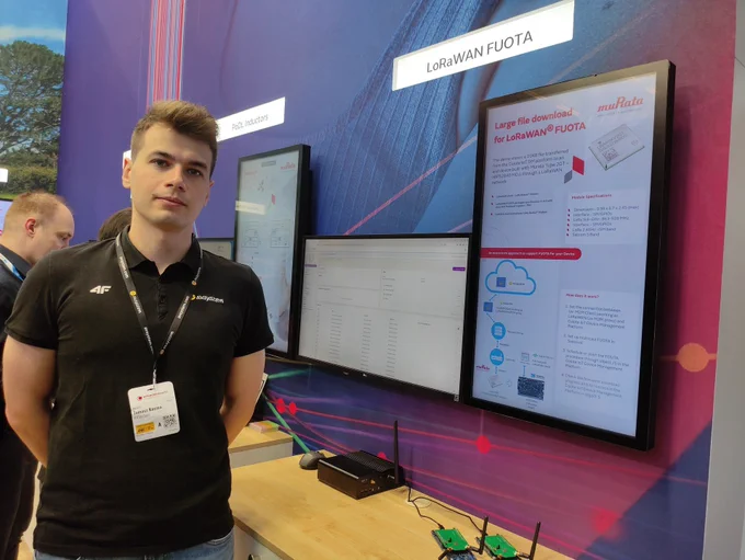Seeing our partners at Embedded World 2024 showcase their LoRaWAN solutions