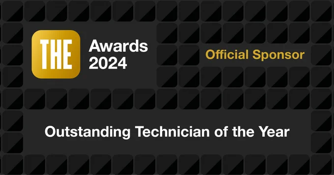 THE Awards 2024 Official Sponsor Outstanding Technician of the Year