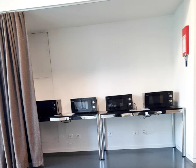 Mikrowellen im Treppenhaus