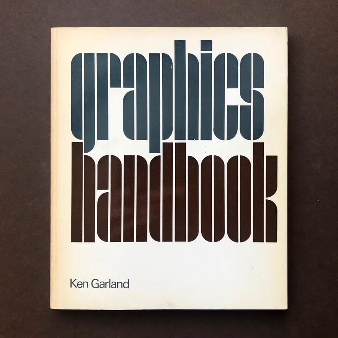 Graphics Handbook (Ken Garland) - book cover. Buy and sell design related books, magazines and posters with The Print Arkive.