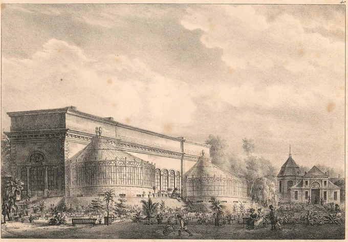 'Jardin Botanique', made around 1825 © KU Leuven – University Archives