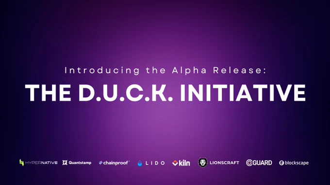 Introduction the Alpha Release: The D.U.C.K. Initiative 