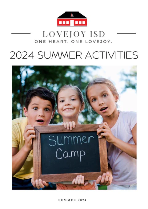 Lovejoy ISD 2024 Summer Activities