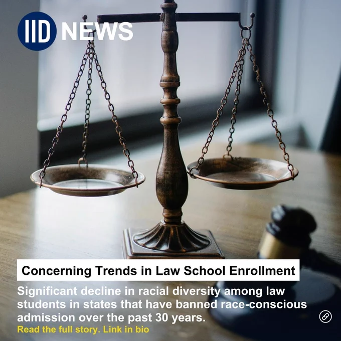New study reveals the impact of affirmative action bans on law school diversity. Learn more about the study's findings in our latest article! #law #diversity #enrollment https://www.insightintodiversity.com/concerning-trends-in-law-school-enrollment/ 