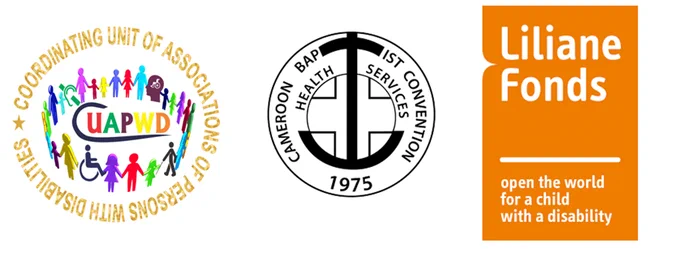 Logos of CUAPWD, CBCHS and Liliane Fonds