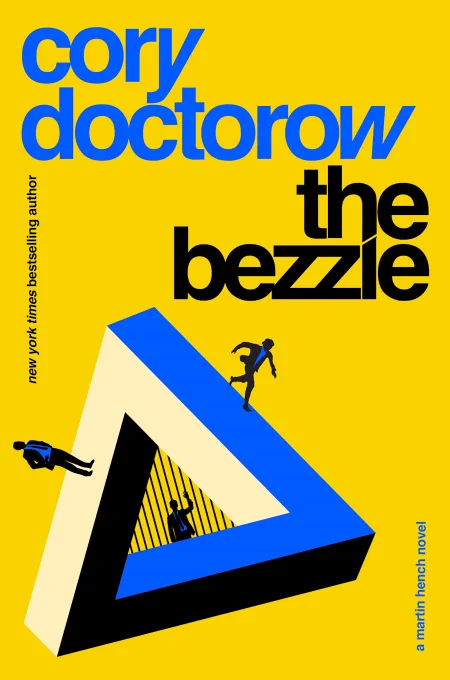 Cover art for book, the bezzle