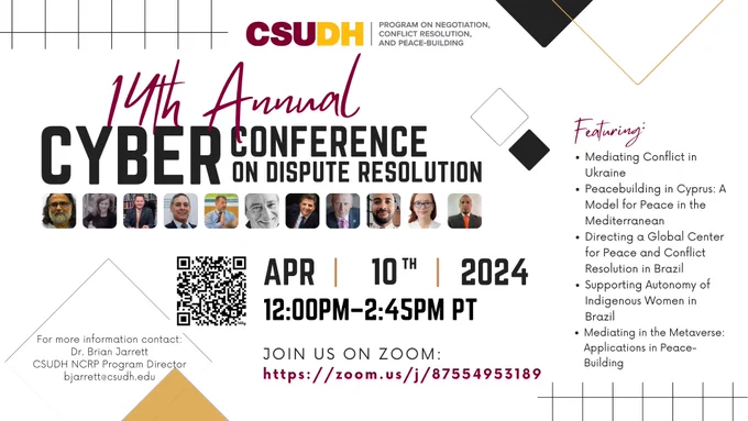 14th Annual International Cyber-Conference on Dispute Resolution