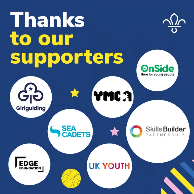 Thanks to our supporters. And array of logos from supporting organisations.  