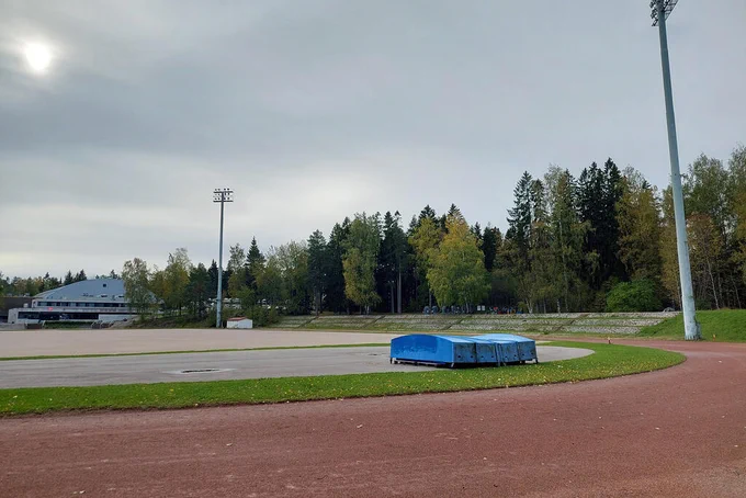 Pirkkolan yleisurheilukenttä on rakennettu 1960-luvulla.