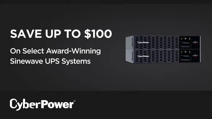 Save big on cloud-enabled @CyberPower Smart App Sinewave UPS systems through June 30, 2024. Named 2023 CRN Product of the Year, this next generation of UPS systems keep applications operational feature line-interactive topology, sine wave output, surge protection, and battery backup. Many options available to choose from on our website: https://bit.ly/4aJtbPN
#CyberPower #Cloud-Enabled #UPSsystems #UltimateAllyInPower  #SaveBig