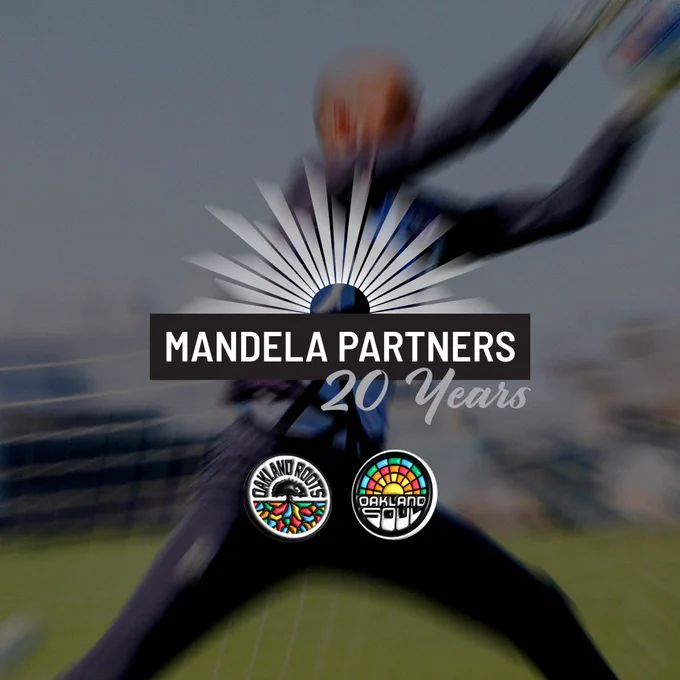 Image of a graphic that reads, "MANDELA PARTNERS. 20 YEARS."