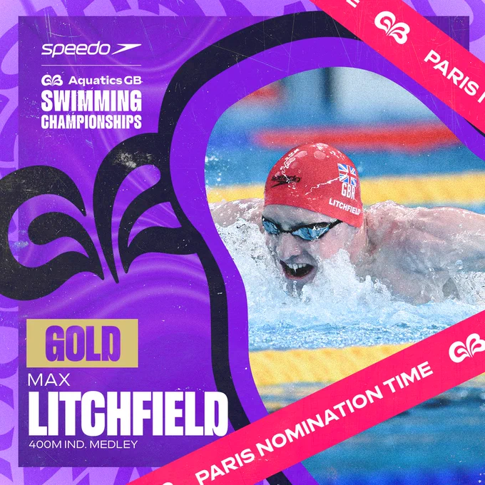 Max Litchfield - Men's 400m Individual Medley British Champion