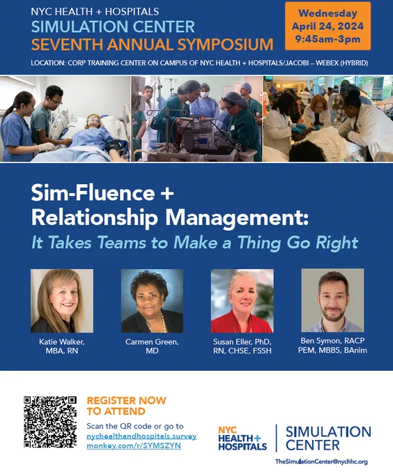 Mark your calendars for @NYCHealthSystem Simulation Center's 7th Annual Symposium. Join us for a day filled with immersive learning, cutting-edge techniques, and networking opportunities in healthcare simulation at our Jacobi campus. More details are below! ⬇️ #JacobiStrong