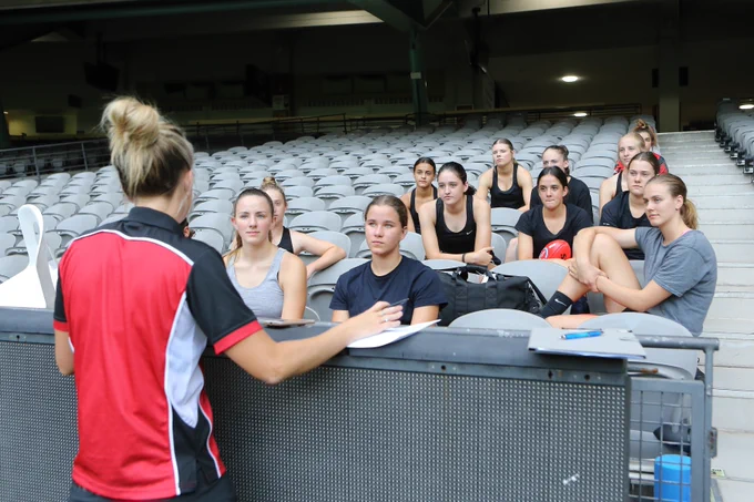 Thank you to all our other contributors - Tom Gastin, Joshua Attwood, Patrick Clifton, Rob Auld, Andrew Hughes, Zoe Slatter, Ricky Coburn and Samuel McKenzie from the AFL. We thank the AFL Chief Executive Officer (Gillon McLachlan) for their leadership to support the programme development. We thank Jane Lange, Peta Searle, Brett Ratten, Aaron Hamill and the late Danny Frawley for providing expert input to the programme content. We thank the Northern Knights U18 players, AFL women’s players Isabelle Huntington and Georgia Gee, and community players Kathleen Roe and Tennille Nash for their assistance in the development of the programme materials.