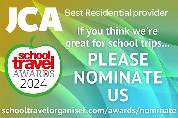 Nominate JCA for Best Residential Provider in the School Travel Awards 2024