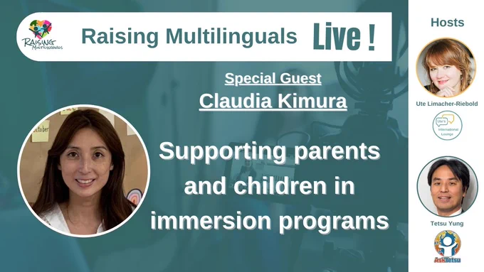 

Raising children with multiple languages and making sure they understand and speak them is already a great challenge for many. When the home languages are not the school languages, many parents wonder what to do when they want their children to also learn how to read and write in their languages. 
 
How we parents teach our children to read and /or write in our home languages when they have different scripts of what our children learn at school?
How proficient should we be in the target language, if we want to teach our children how to read and write?
What are alternative solutions?



Please join our conversation on 
Tuesday 16 April 2024 at 10:30am New York / 3:30pm London / 4:30pm Amsterdam / 10:30pm Singapore, 
on Facebook, YouTube and/or LinkedIn! 

You are very welcome to share your questions, experience, doubts and suggestions in the comment sections and we'll share them right on screen with our guest!