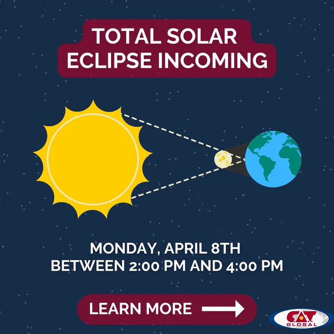Title Card: Total Solar Eclipse Incoming