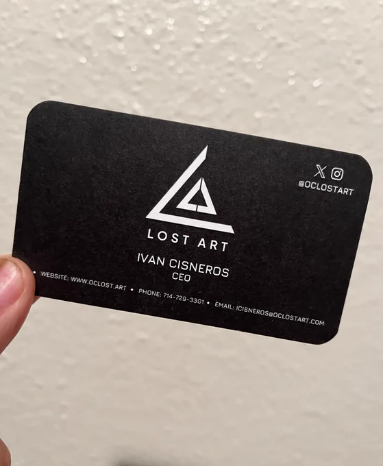 Lost Art Business Card