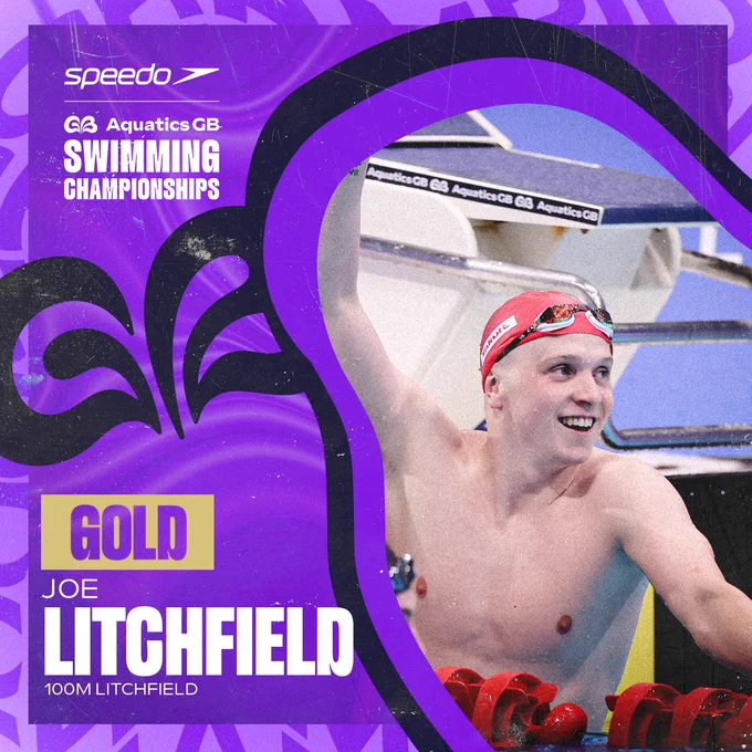 Joe Litchfield - Men's 100m Butterfly British Champion