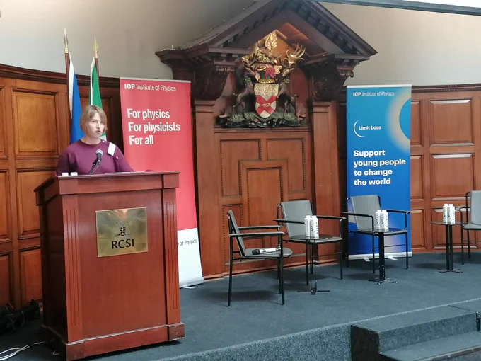 Dr Agata Lynch talking about the Sophia project