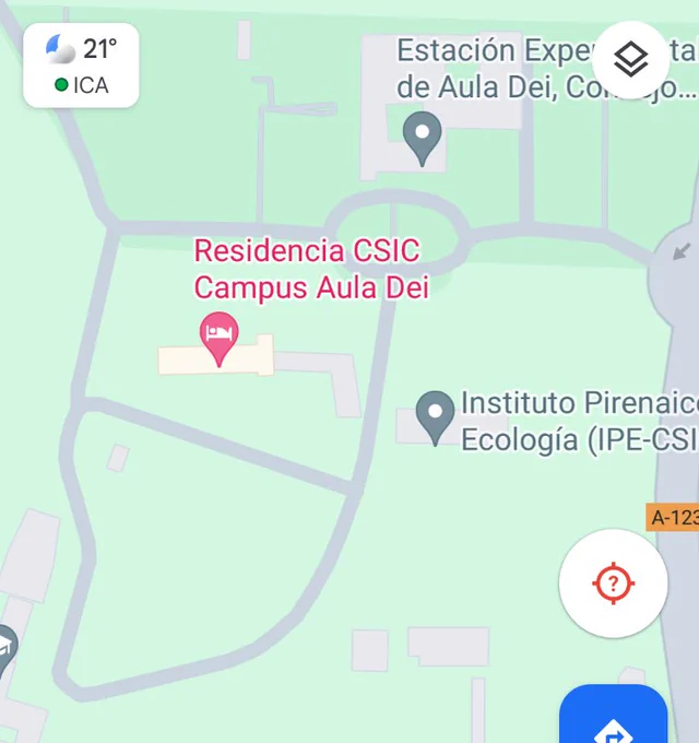 Parque Científico Tecnológica de Aula Dei (vía Google Maps)