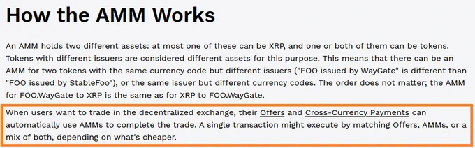 Source: https://xrpl.org/docs/concepts/tokens/decentralized-exchange/automated-market-makers/