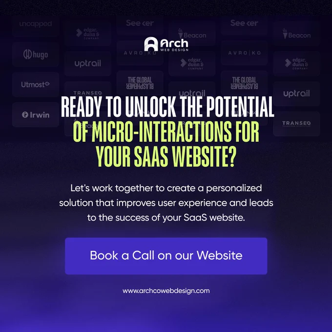 Industry Insights, Micro-Interactions, User Experience, SaaS Website, Engagement