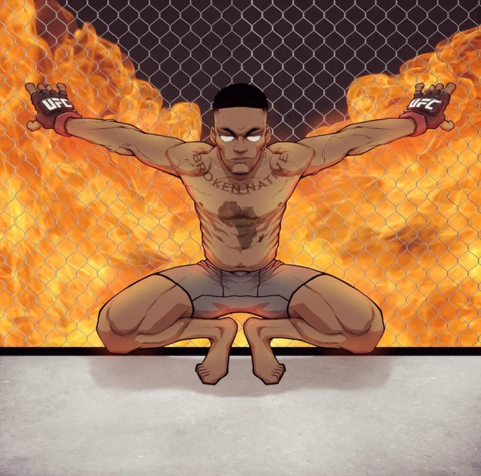 art artwork artist 2D character 2D animation 3D character 3D animation 2D artist drawing picture of the day anime afro commission work commission open drawing.