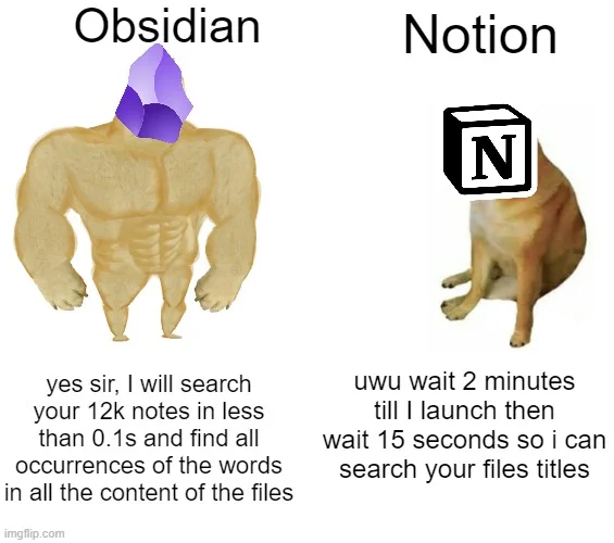 obsidian is better than notion