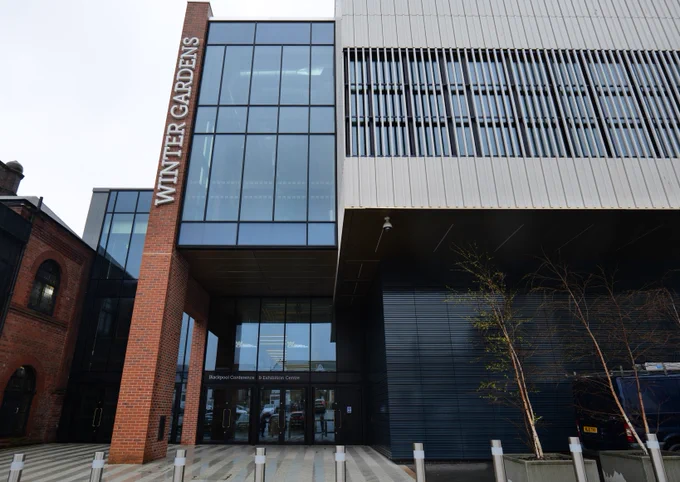 Image of the outside of Winter Gardens venue