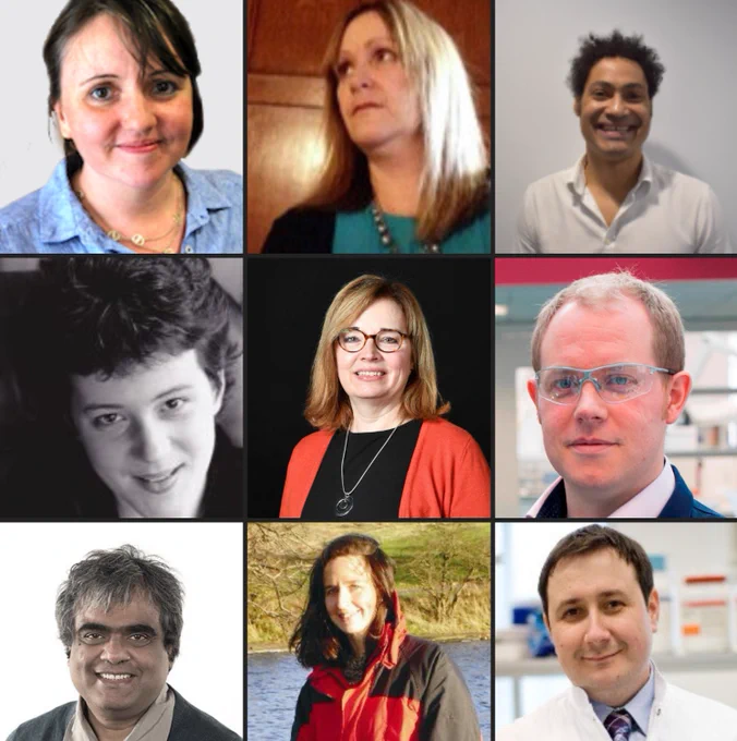 New Royal Society of Edinburgh Fellows, Professors: Emma Thomson, Fiona Leverick, Jason Gill, Kirsteen McCue, Nicole Busby, Ross Forgan, Sayantan Ghosal, Sonja Franke-Arnold, Tom Guzik.
