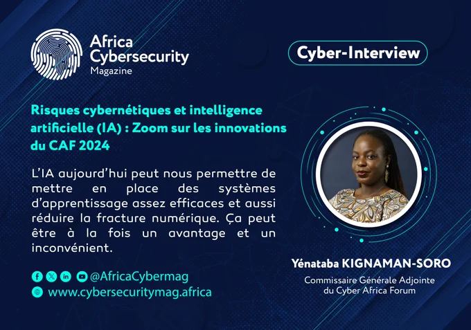 entretien exclusif avec Mme Yenataba Kignaman-Soro, Commissaire Générale Adjointe du Cyber Africa Forum (CAF)
