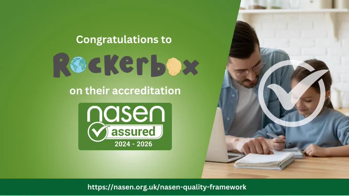 Congratulations to Rockerbox on their accreditation - nasen Assured