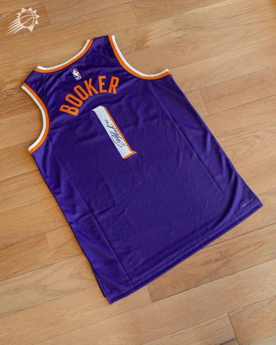 Autographed Devin Booker jersey